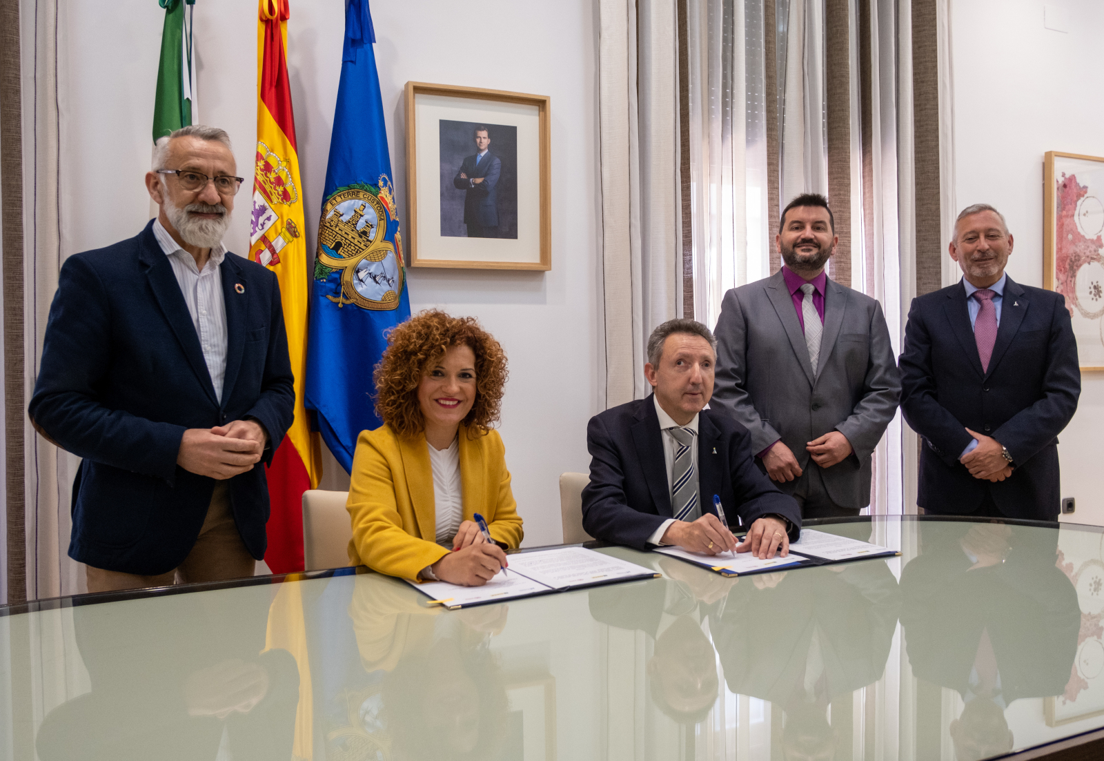 La Diputación de Huelva y la ONCE se unen para generar un turismo accesible