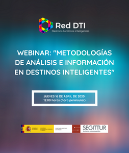 Webinar: "Metodologías de análisis e información en Destinos Inteligentes"