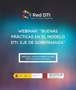 Webinar: "Buenas Prácticas en el Modelo DTI: Eje de Gobernanza". 18/11/20