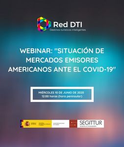 Webinar: "Situación de mercados emisores americanos ante el COVID-19". 10-06-20