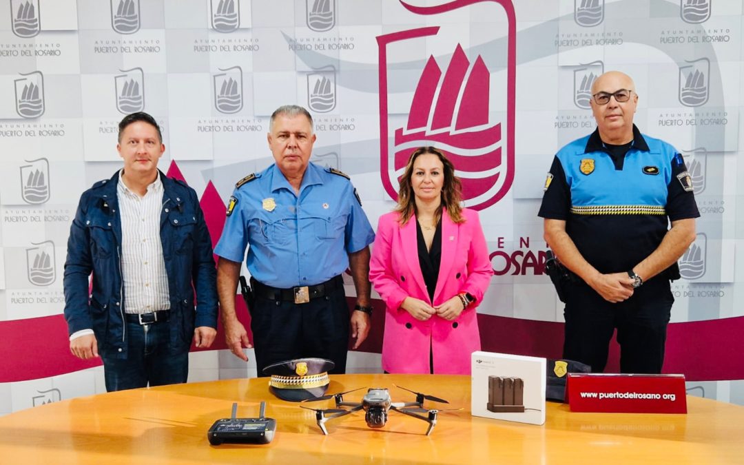 El Ayuntamiento de Puerto del Rosario dota a la Policía Local de un nuevo dron