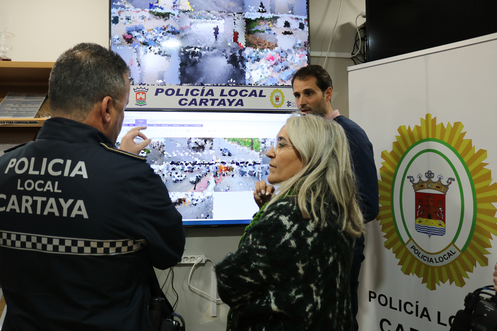 Las cámaras de vigilancia instaladas por el Ayuntamiento de Cartaya proporcionan seguridad y evitan delitos