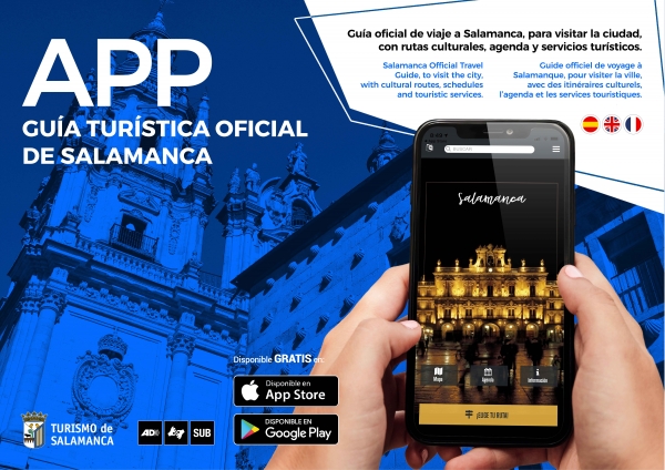 El Ayuntamiento de Salamanca crea una app oficial para visitar la ciudad, con rutas culturales y servicios turísticos