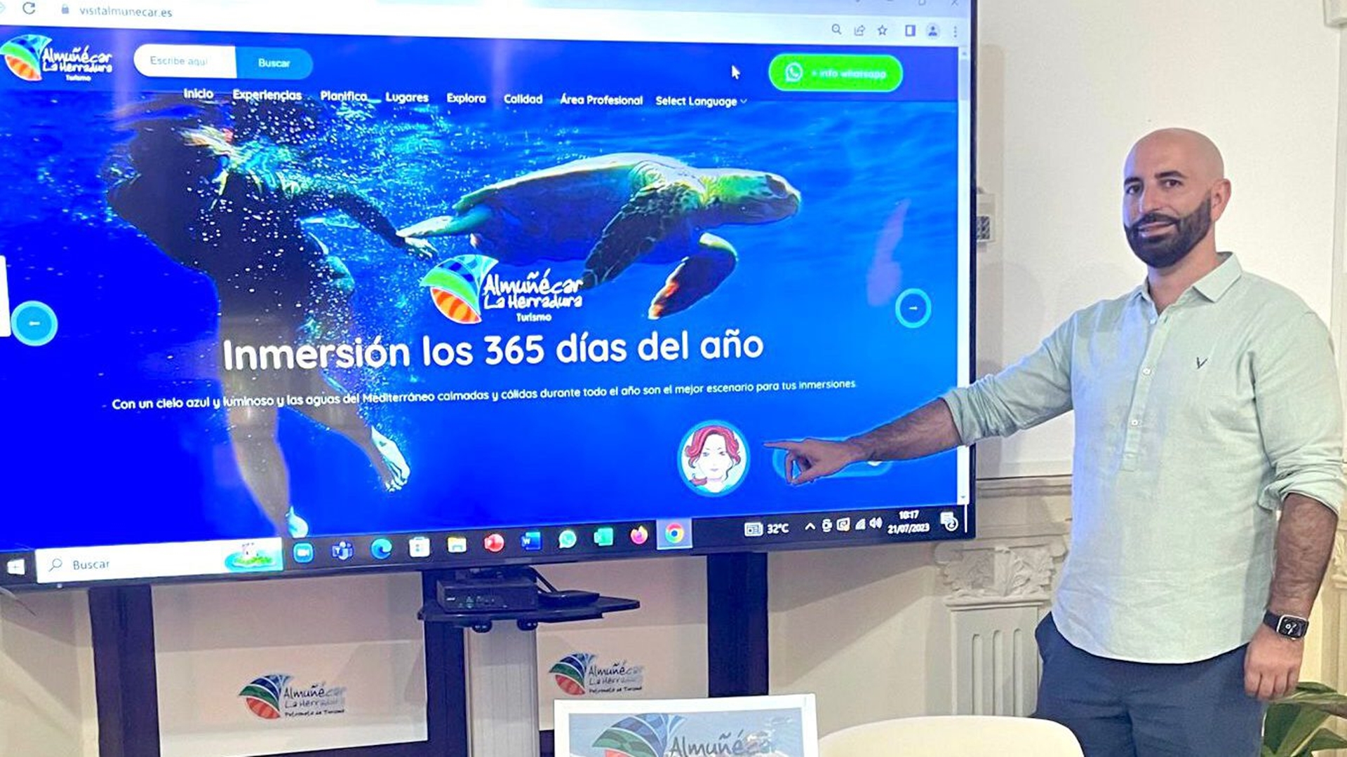 Turismo Almuñécar La Herradura presenta a Noy, un chatbot inclusivo para usuarios con problemas de visión y personas mayores