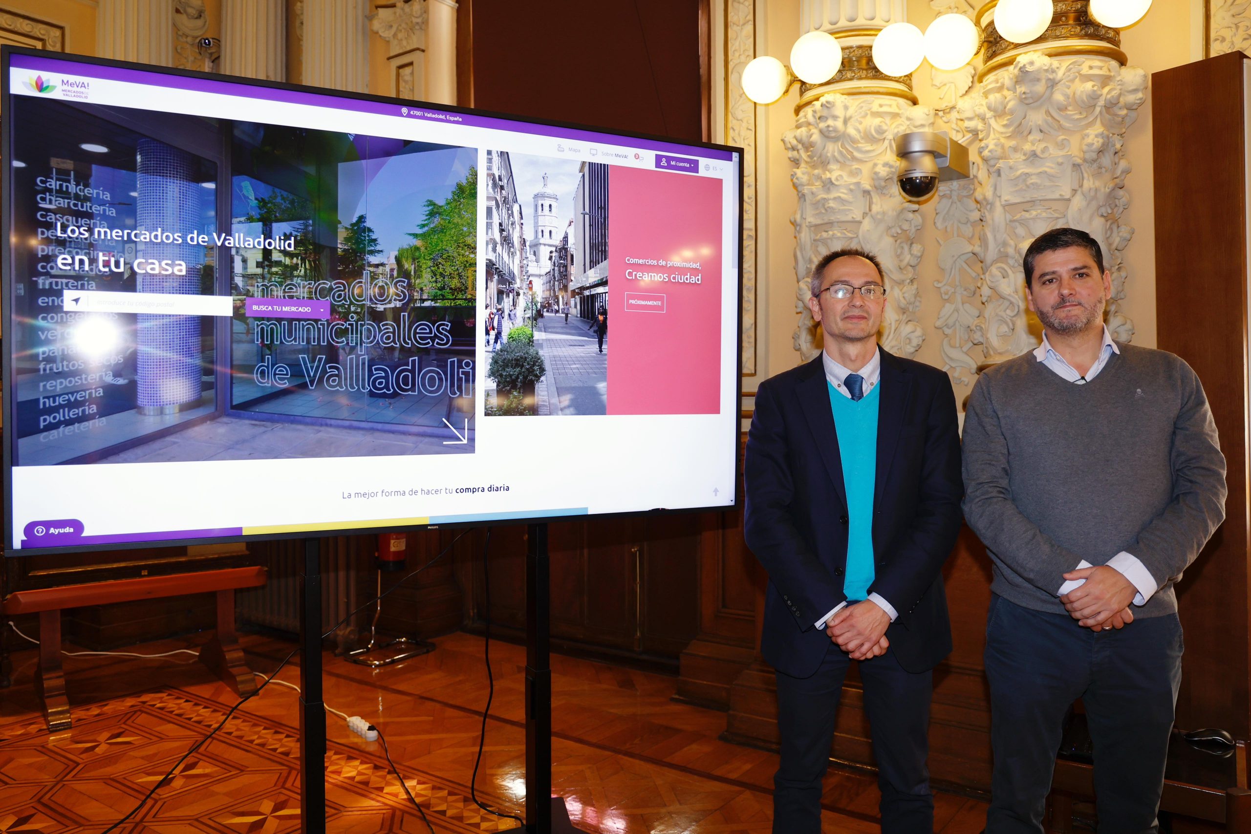 El Ayuntamiento pone en funcionamiento una plataforma electrónica que permite la compra a distancia en los comercios y mercados de Valladolid