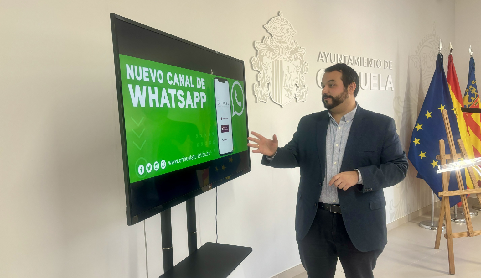Turismo de Orihuela estrena su canal de WhatsApp para fomentar la comunicación directa con la ciudadanía