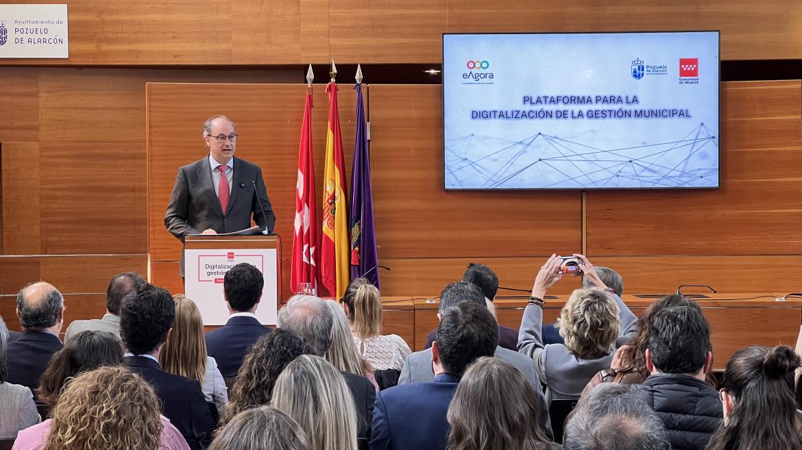 La Comunidad de Madrid lanza la plataforma piloto eAgora, un espacio digital para que los ayuntamientos centralicen sus servicios municipales