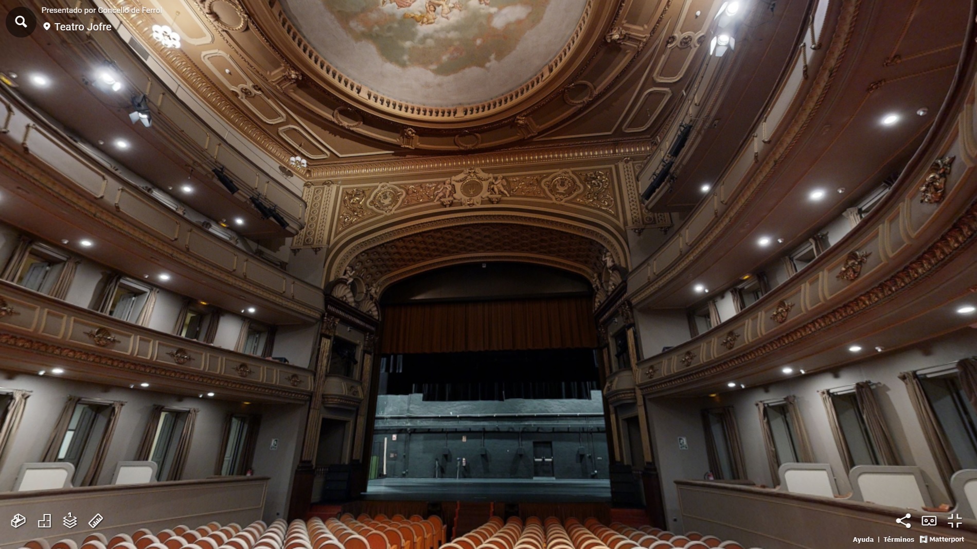El gemelo digital de Jofre te permite visitar cada rincón del teatro desde cualquier parte del mundo