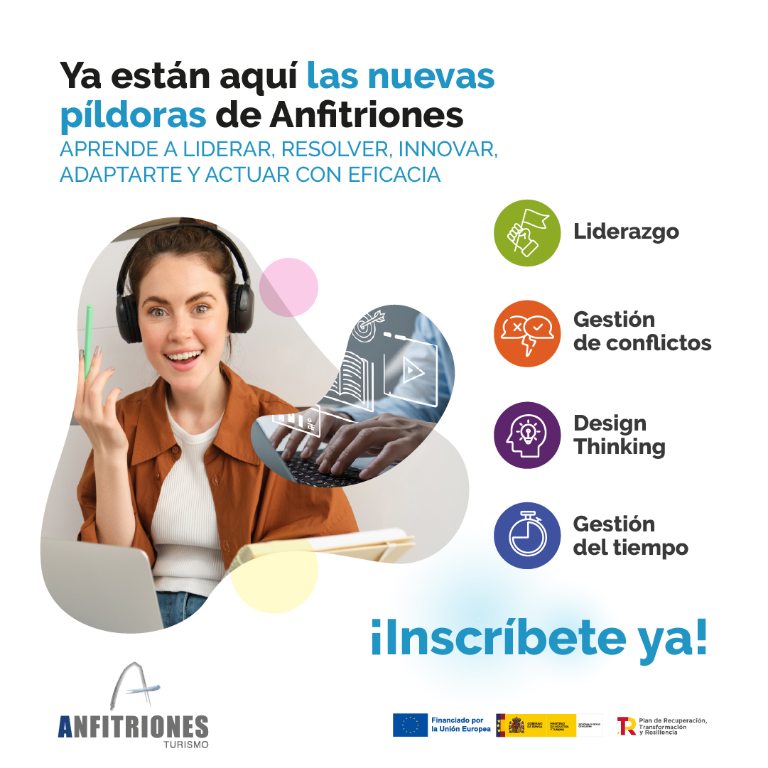 Nuevas píldoras formativas sobre competencias personales y profesionales disponibles en el Campus Anfitriones