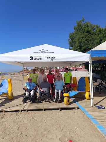 Turismo de Vinaròs mejora la calidad de los servicios de la playa para las personas con movilidad reducida
