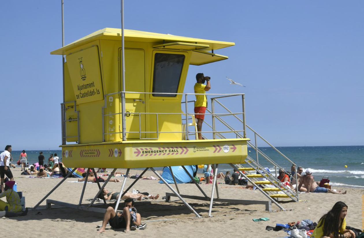 Toda la información de la playa de Castelldefels, a un solo clic