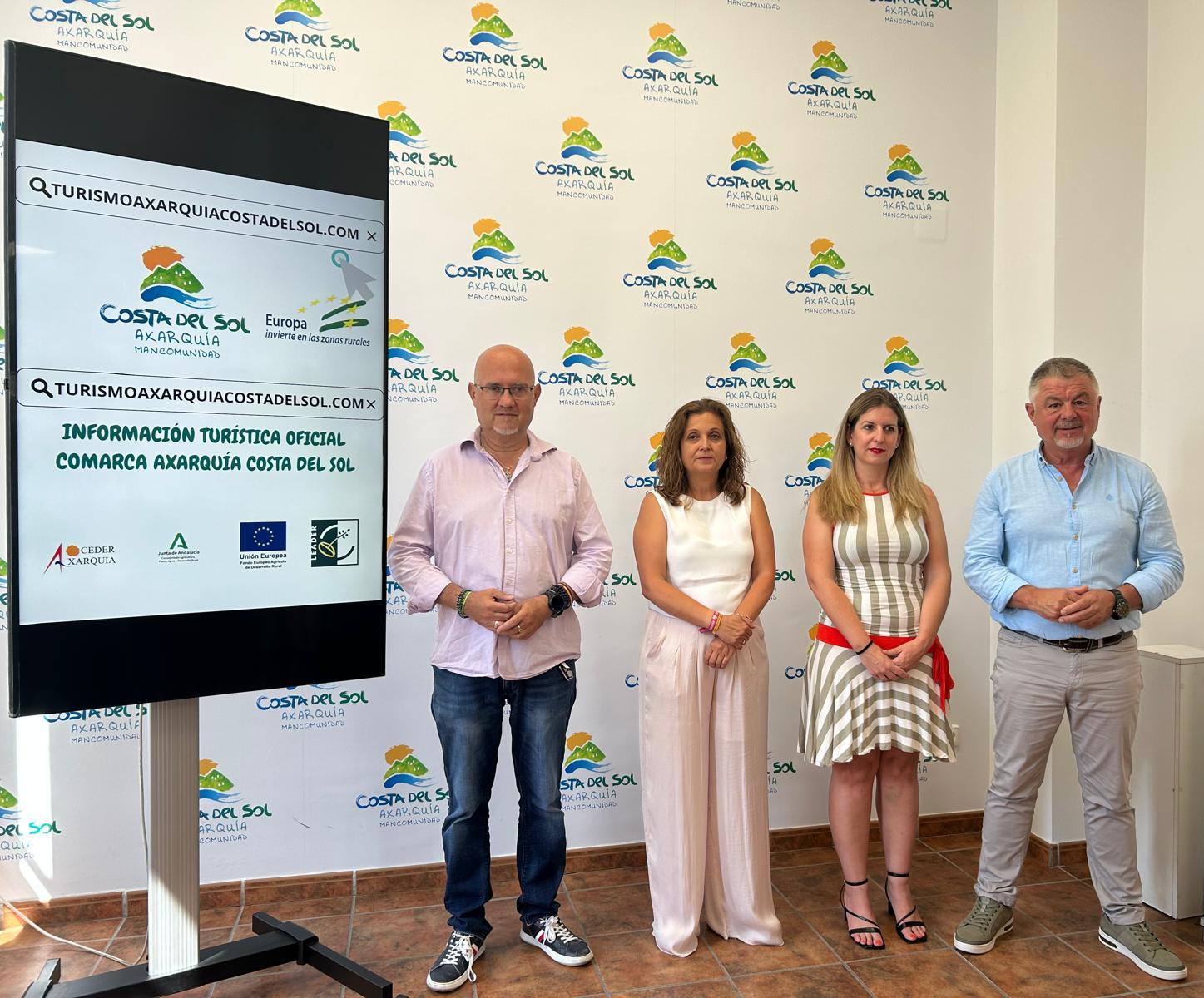 Mancomunidad presenta el nuevo portal de Turismo oficial de la Axarquía Costa del Sol