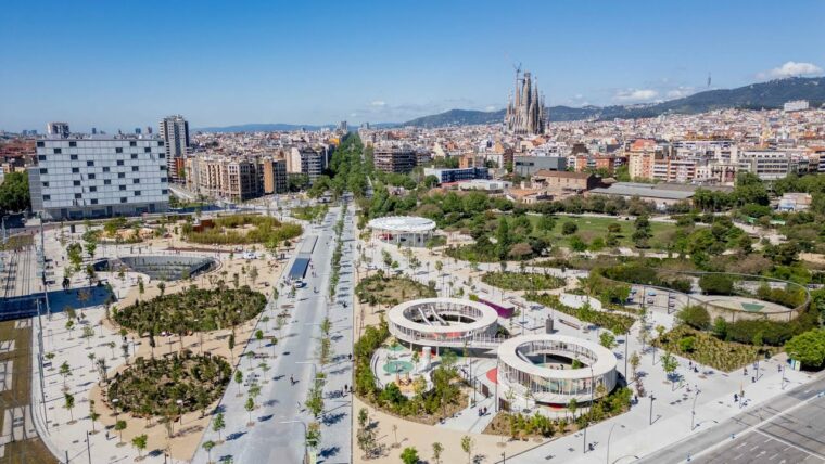 El parque de Glòries mejora la accesibilidad para las personas con discapacidad visual