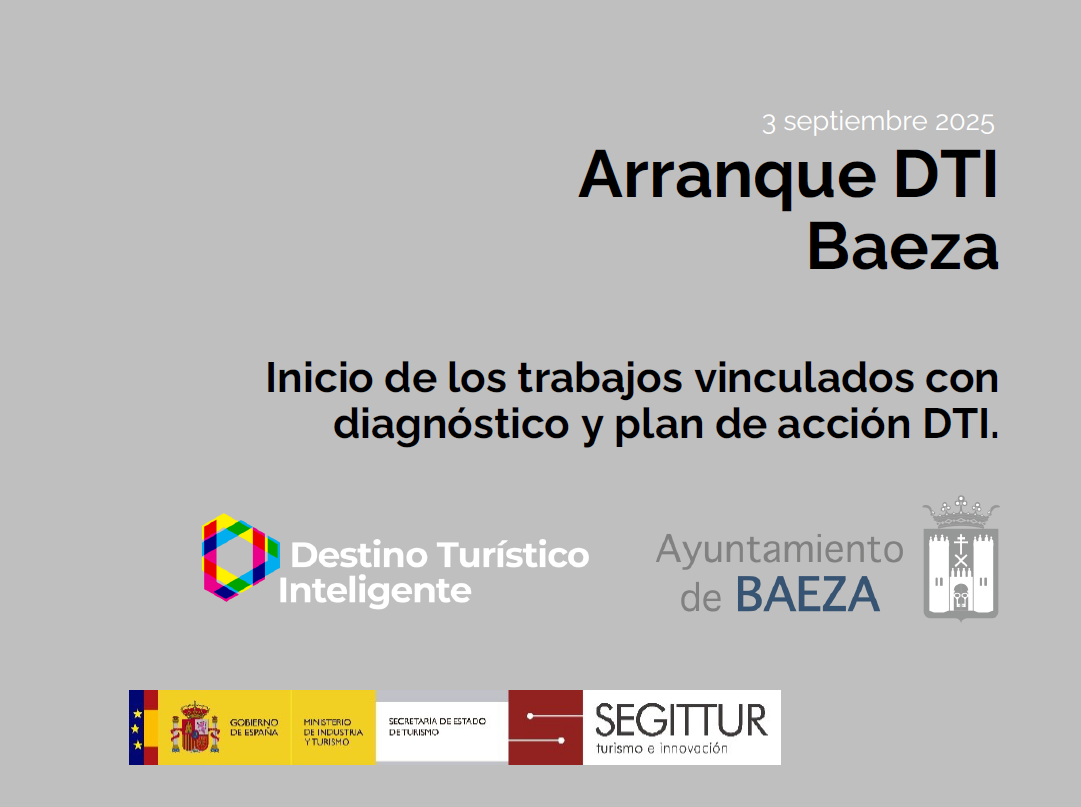 Baeza da los primeros pasos para su conversión en Destino Turístico Inteligente