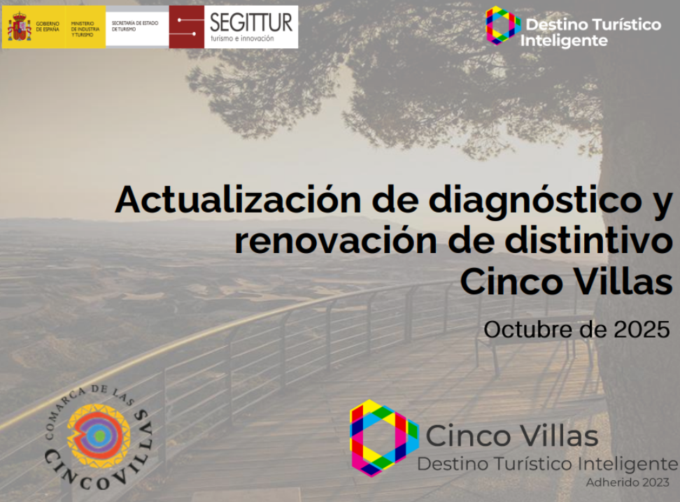 Cinco Villas (Zaragoza) inicia el seguimiento del informe diagnóstico DTI para renovar su distintivo