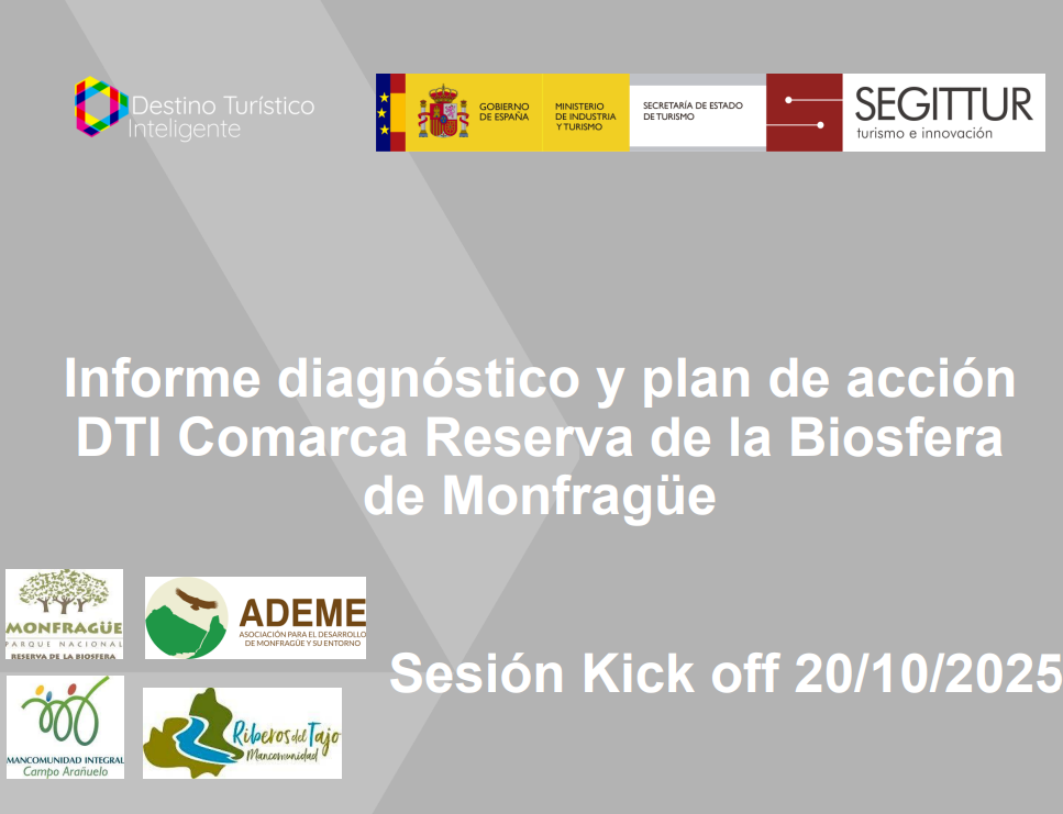 La Reserva de la Biosfera de Monfragüe comienza con los trabajos asociados al proceso de diagnóstico Destino Turístico Inteligente