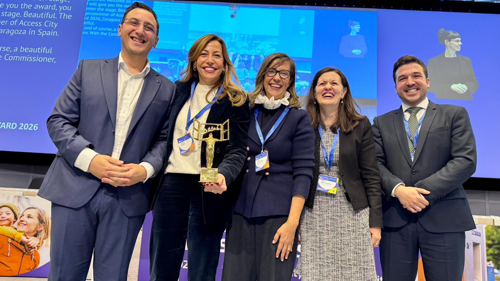 Zaragoza se convierte en Capital Europea de la Accesibilidad 2026