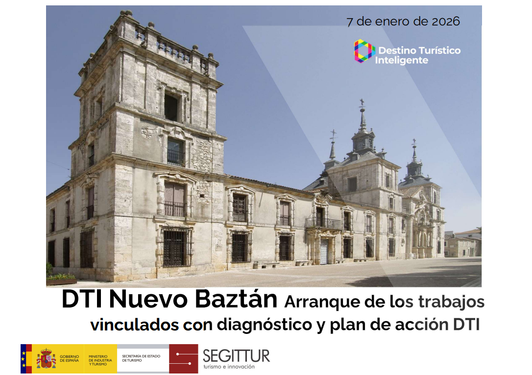 Nuevo Baztán comienza con los trabajos asociados al proceso de diagnóstico Destino Turístico Inteligente al que se someterá al municipio con el apoyo de SEGITTUR. Este proceso está financiado con un Plan de Sostenibilidad Turística.