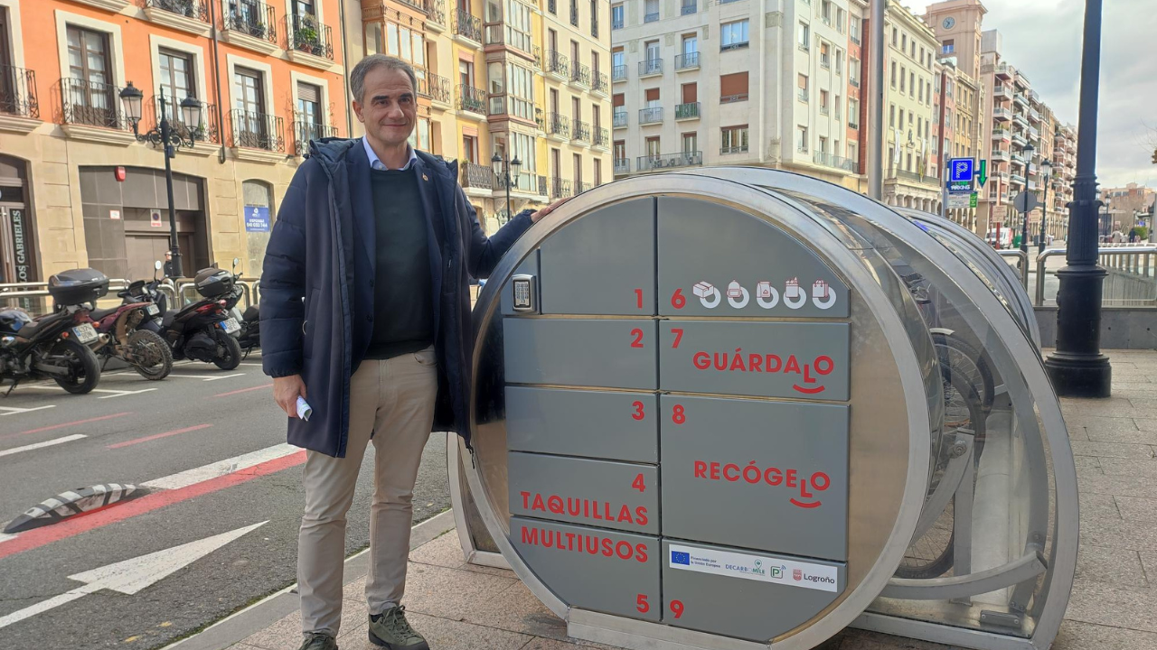 El Ayuntamiento de Logroño habilita 36 taquillas inteligentes de recogida a disposición de comercios y ciudadanos