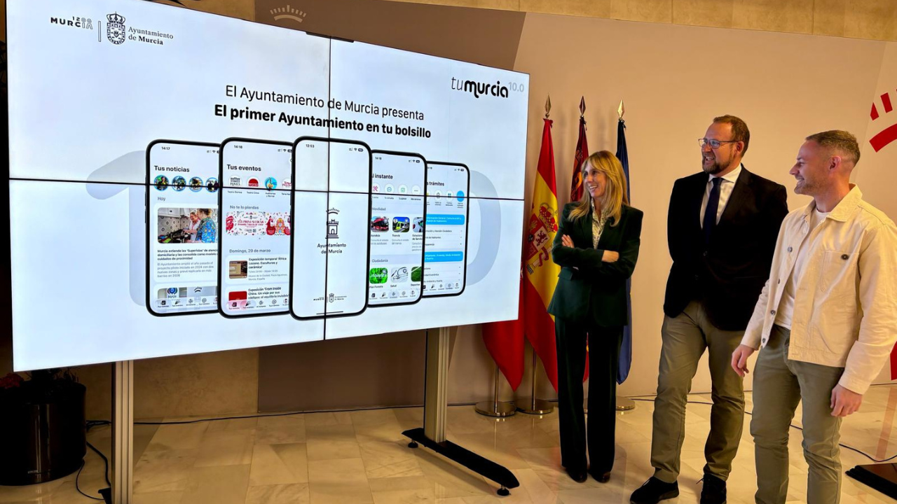El Ayuntamiento electrónico ‘Tu Murcia’ lanza su versión 10.0 e integra más servicios, información en tiempo real y Sede Electrónica nativa