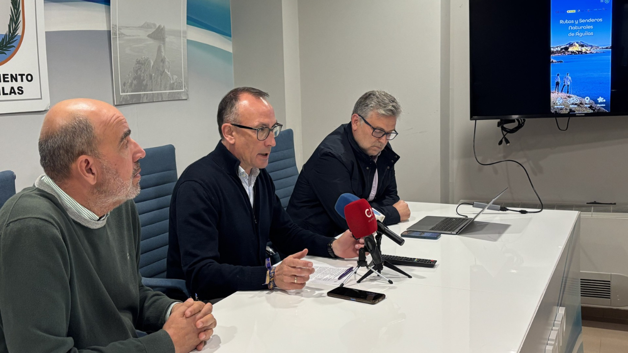 Águilas cuenta con una nueva aplicación móvil que integra 28 rutas y senderos naturales