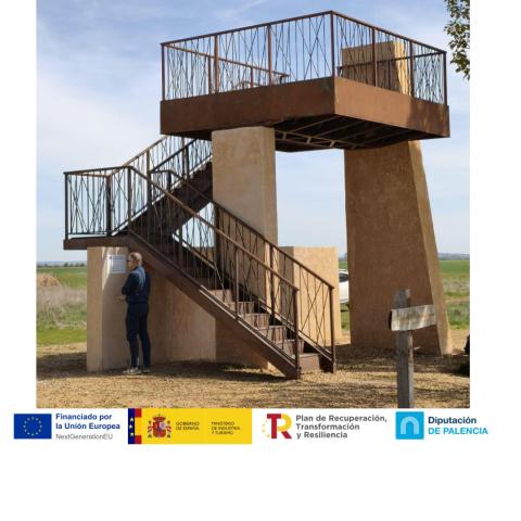 La Diputación impulsa el turismo ornitológico en el Camino de Santiago con un nuevo observatorio de avifauna en Cervatos y Calzadilla de la Cueza