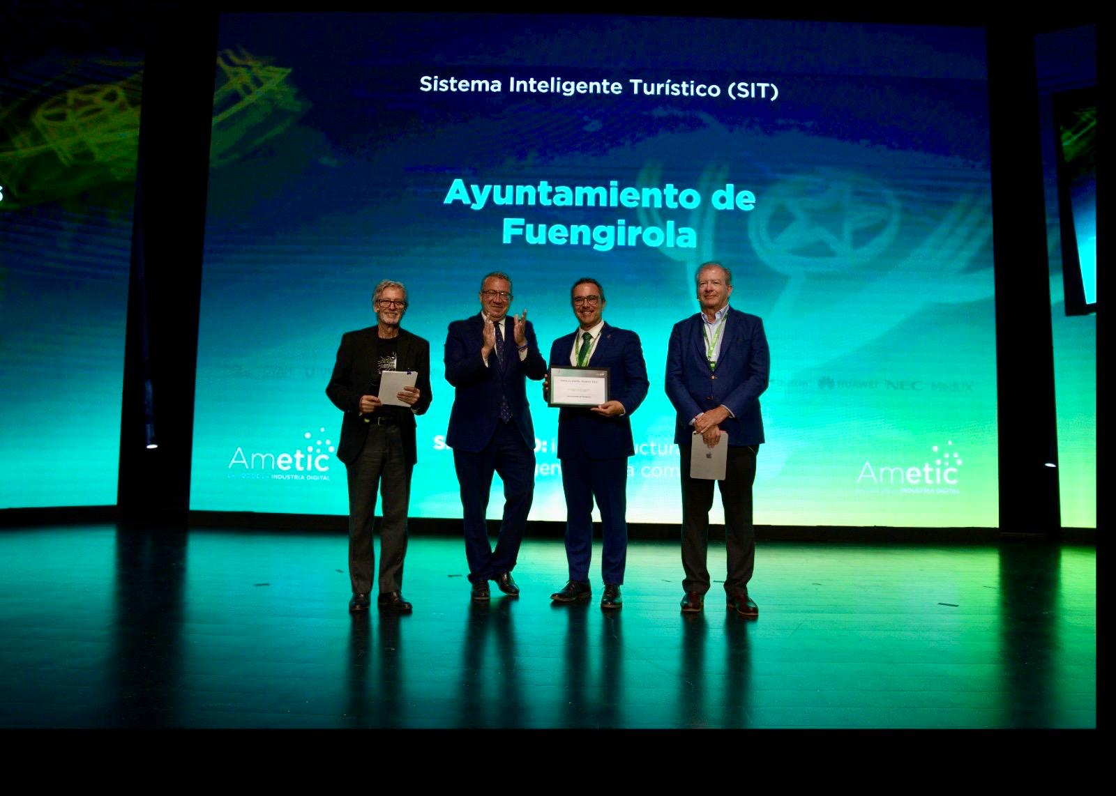 El Ayuntamiento de Fuengirola recibe una mención de honor en Digital Tourist 2026 por su proyecto de inteligencia turística