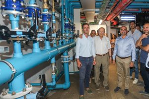 Contadores de agua en un hotel. Instalación del proyecto