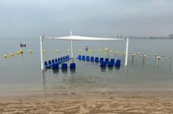 Instalación de baño accesible en playa de la Comunitat Valenciana