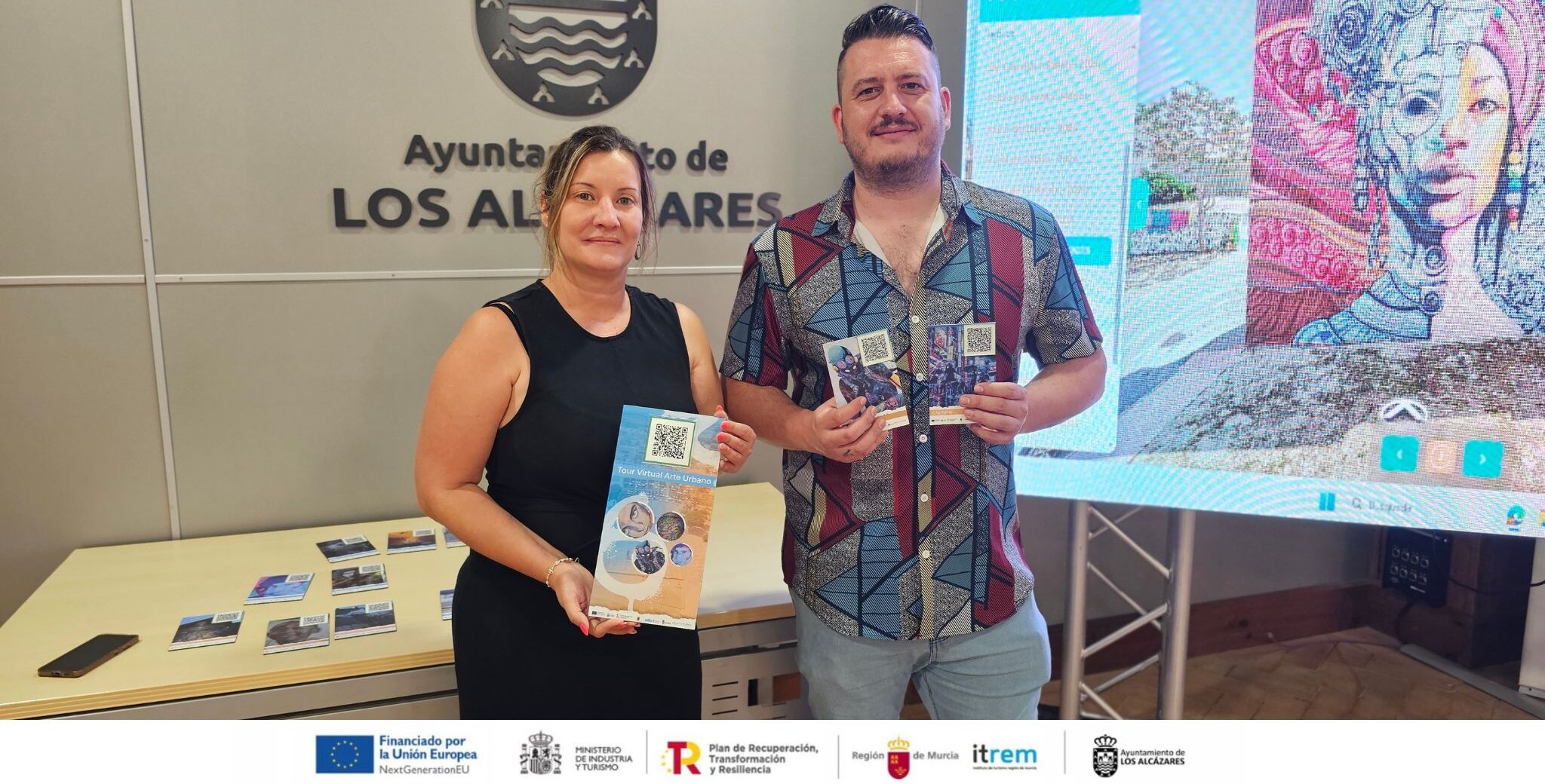 Presentación tour virtual arte urbano en Los Alcázares