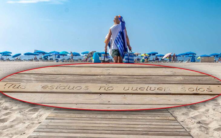 Pasarelas de las playas de Benidorm